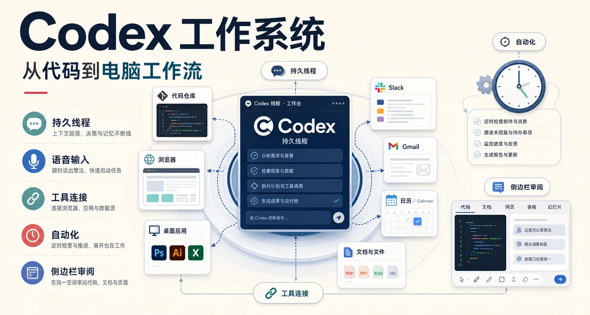 Codex 不只是写代码：真正值得用起来的是这套“电脑工作系统”